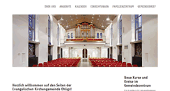 Desktop Screenshot of evkirche-ohligs.de