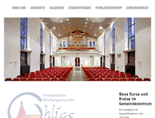 Tablet Screenshot of evkirche-ohligs.de